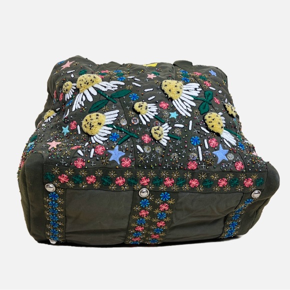 Free People X The Falls Tufted Daisy” Oversized Aviator Margueritte Week… - Picture 9 of 15